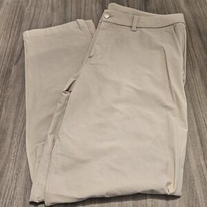Lululemon ABC Mens Size 36x30 Warpstreme Golf Casual Pants khaki LM5AX5S